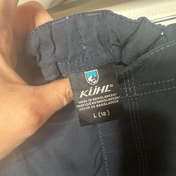 Kuhl Navy Blue Boys Pants Sz 12 Adjustable Waist Nylon Elastane - Picture 5 of 11